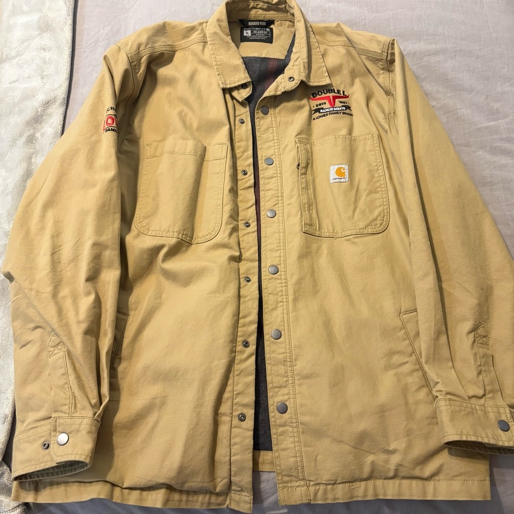 Carhartt Men's Beige Shirt Jacket